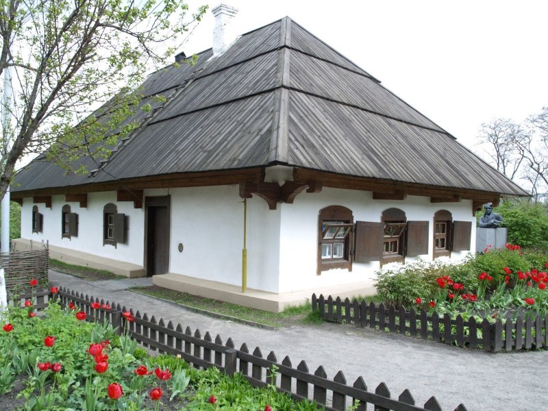 Украинские мазанки хатки музей