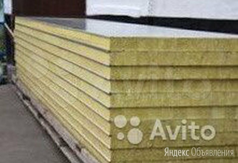Сэндвич-панели (100 мм Rockwool)