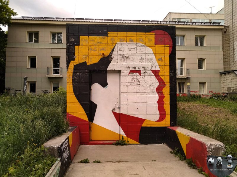 Граффити в стиле Симпсонов