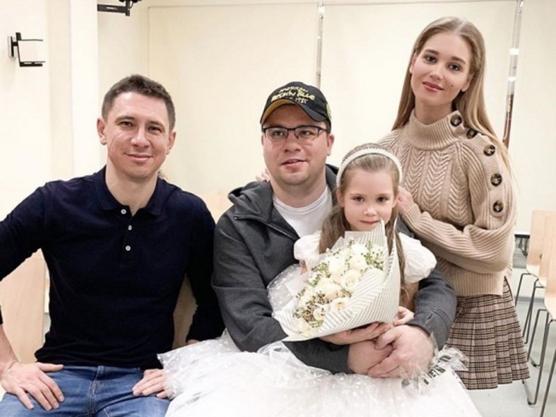 Кристина Асмус с дочкой