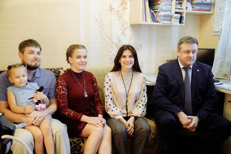 Путин с семьей