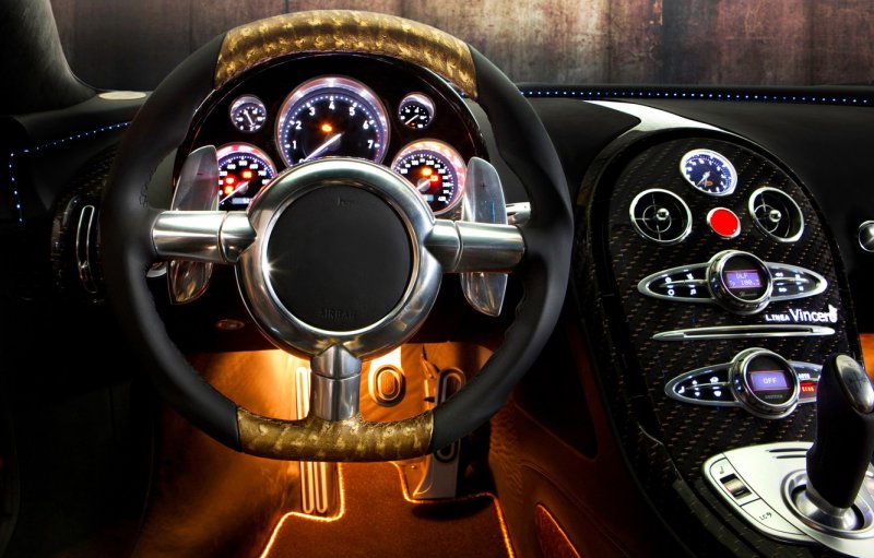 Bugatti Veyron салон