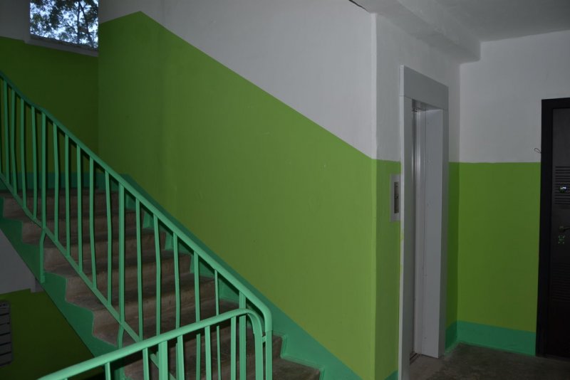 Цвет стен в подъезде