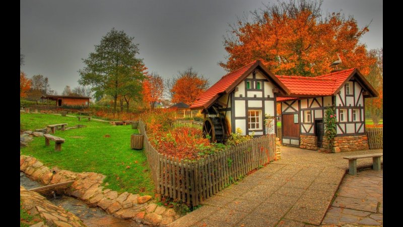 Деревенские домики в Германии