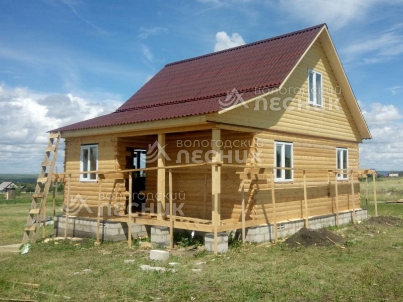 Фронтон из досок