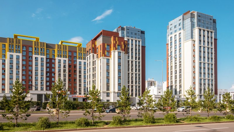 Нур Султан жилые районы