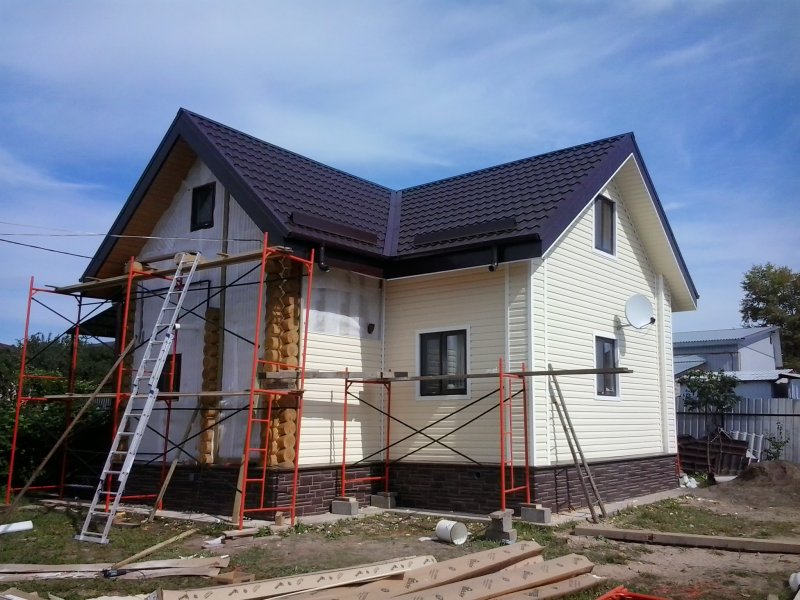 Дома из профнастила