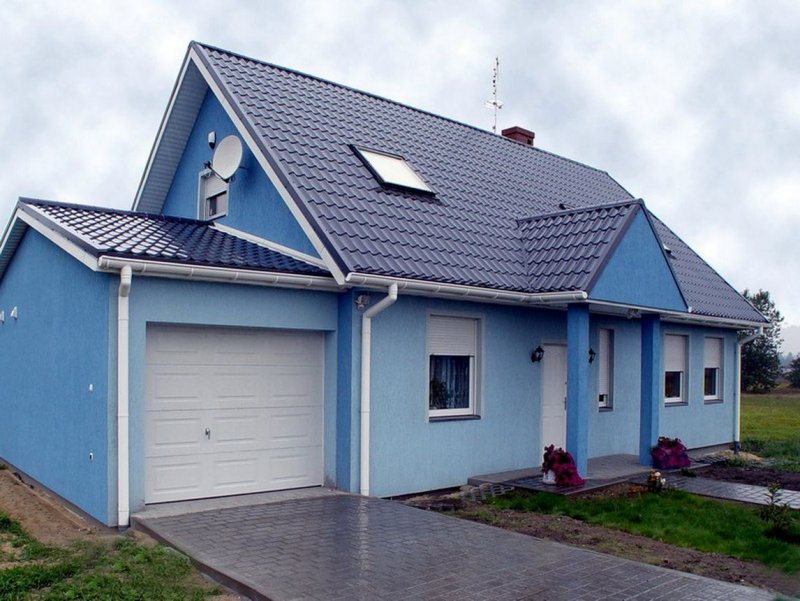 Металлочерепица RAL 5002