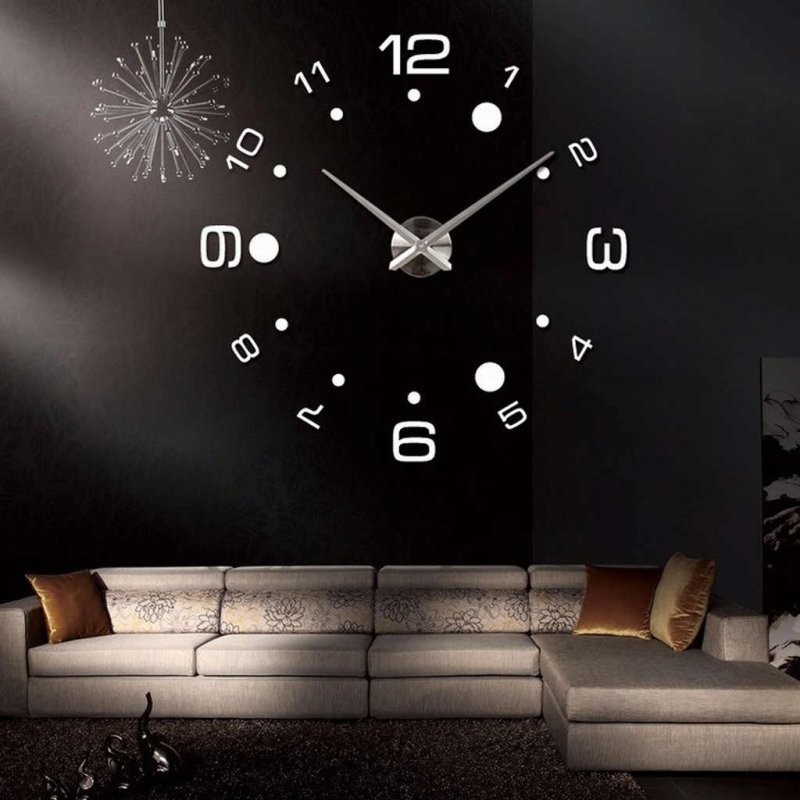 DIY Clock настенные 3d часы боль