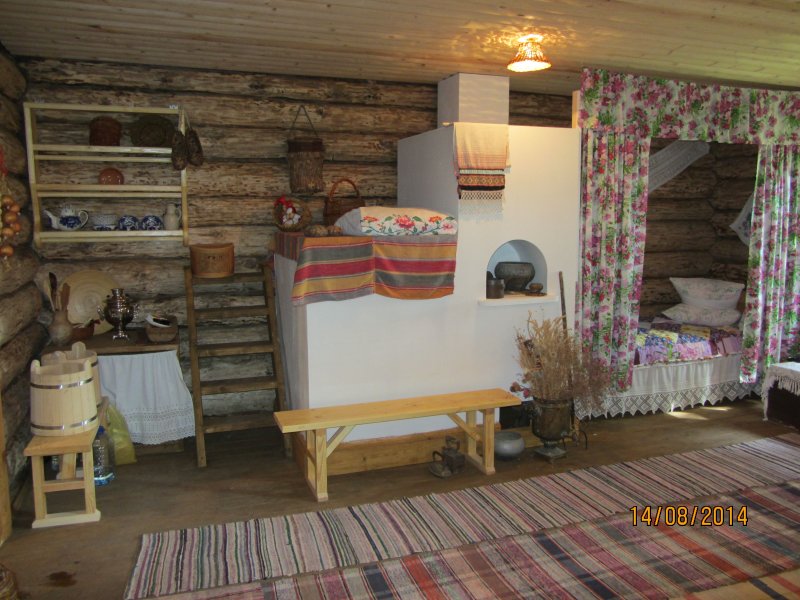 Русская изба изнутри