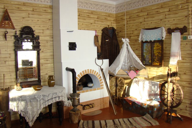 Интерьер старинной избы