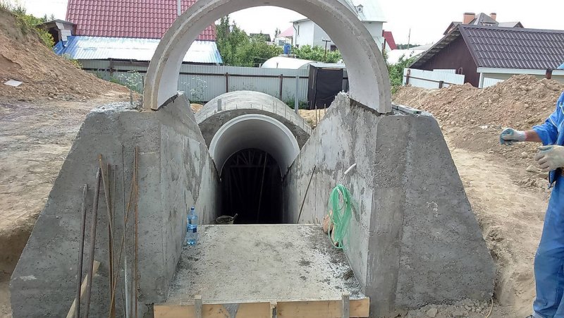 Погреб монолитный бетонный 6гм