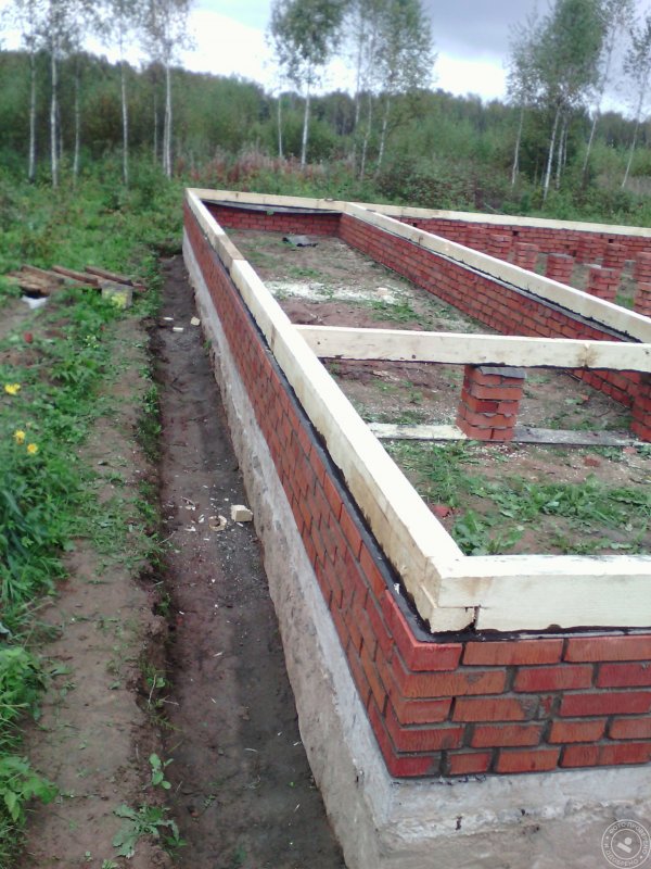 Цоколь под каркасный дом