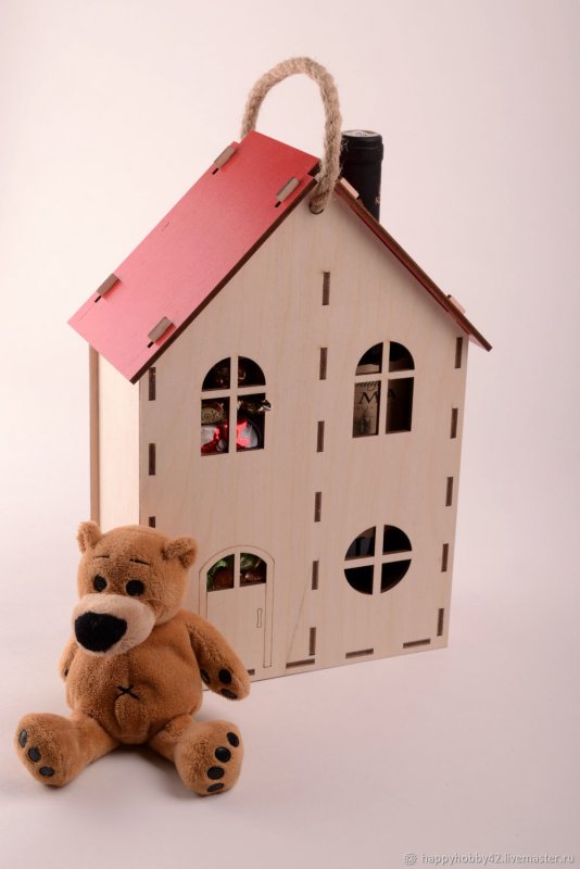 Домики из коробочек