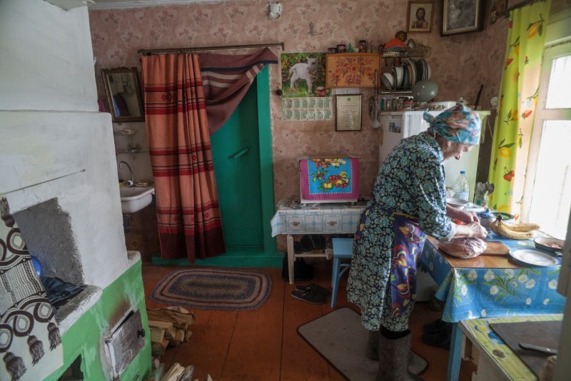 Комната бабушки в деревне