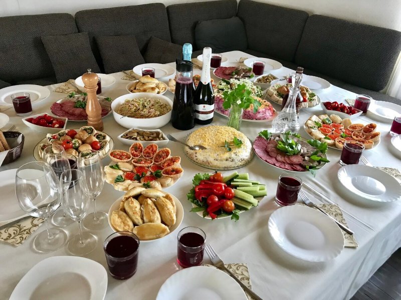 Вкусный домашний стол