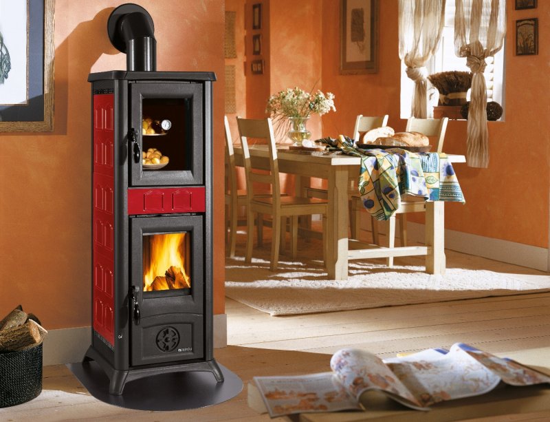 Печь la-Nordica Gemma forno Elegance Bordo дровяная