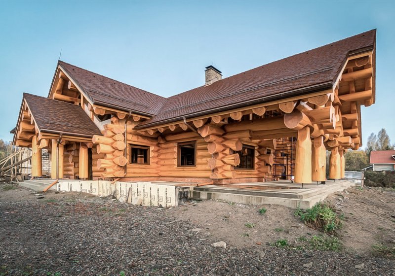 Дом из рубленного бревна