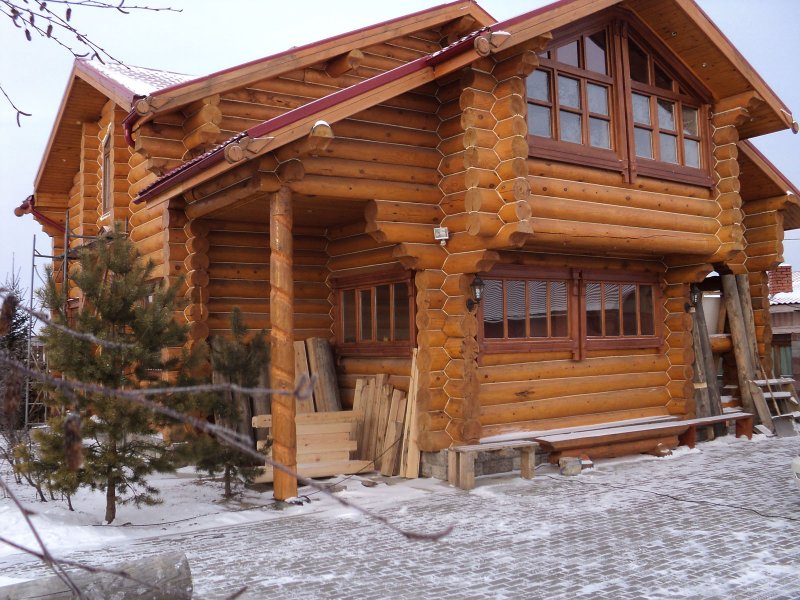Дом из рубленного бревна