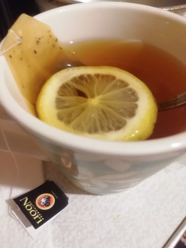Чай с лимоном