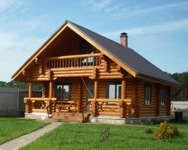 Дом из оцилиндровки