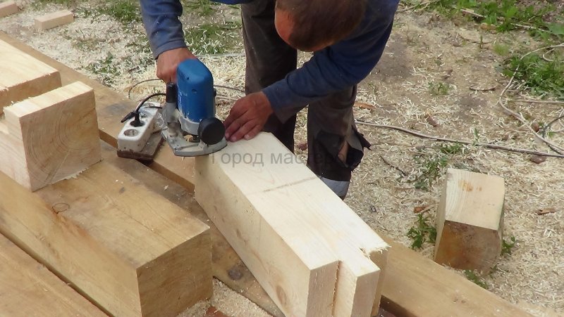 Стыковка бруса 150х150