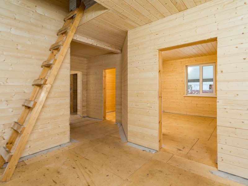 Каркасный дом изнутри отделка