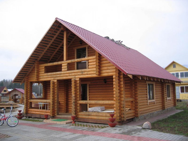 Дом из калиброванного бревна