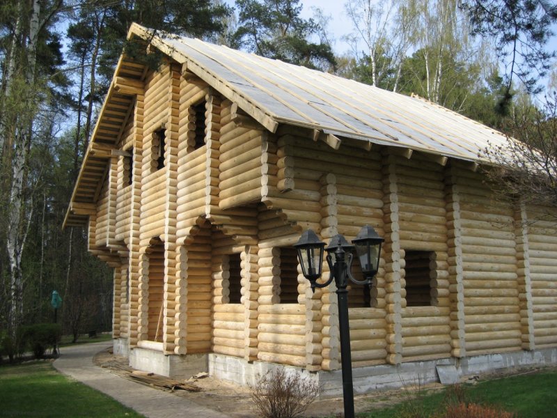 Дом из оцилиндрованного бруса