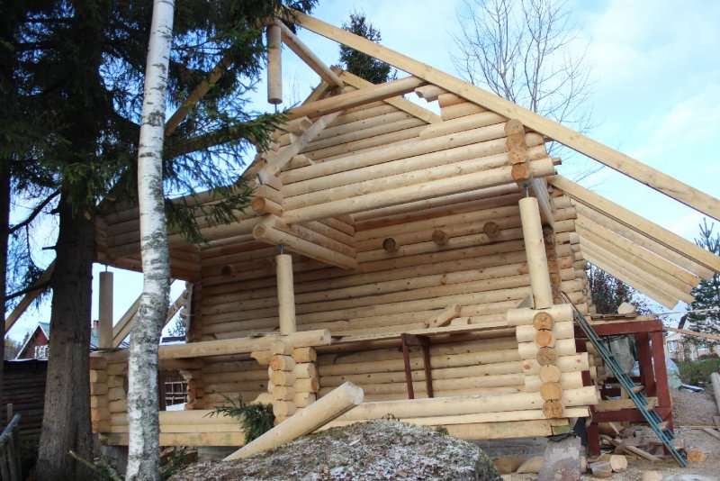 Дом из калиброванного бревна