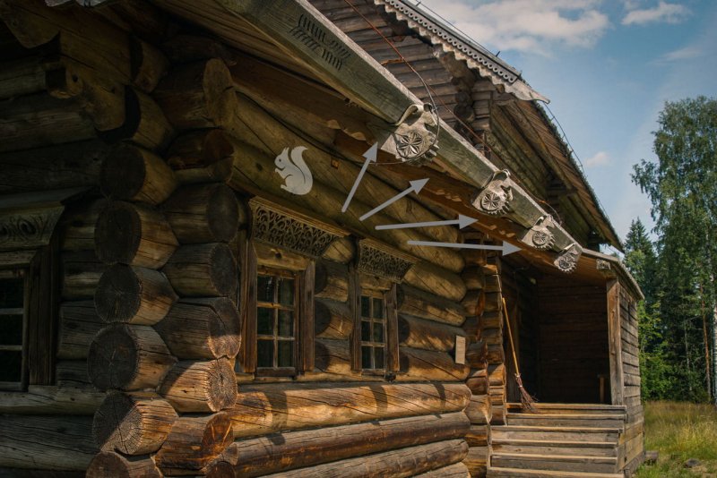 Старинные русские избы