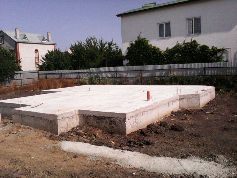 Дом на плитном фундаменте