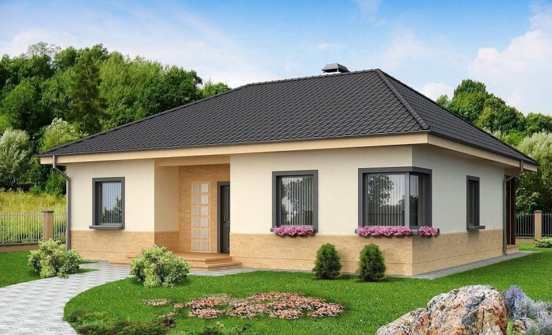 Каркасный дом 70 м2
