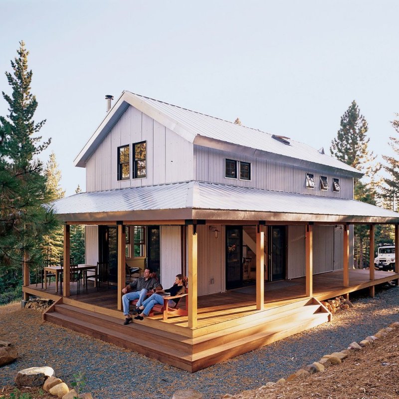 Tiny House одноэтажные с верандой