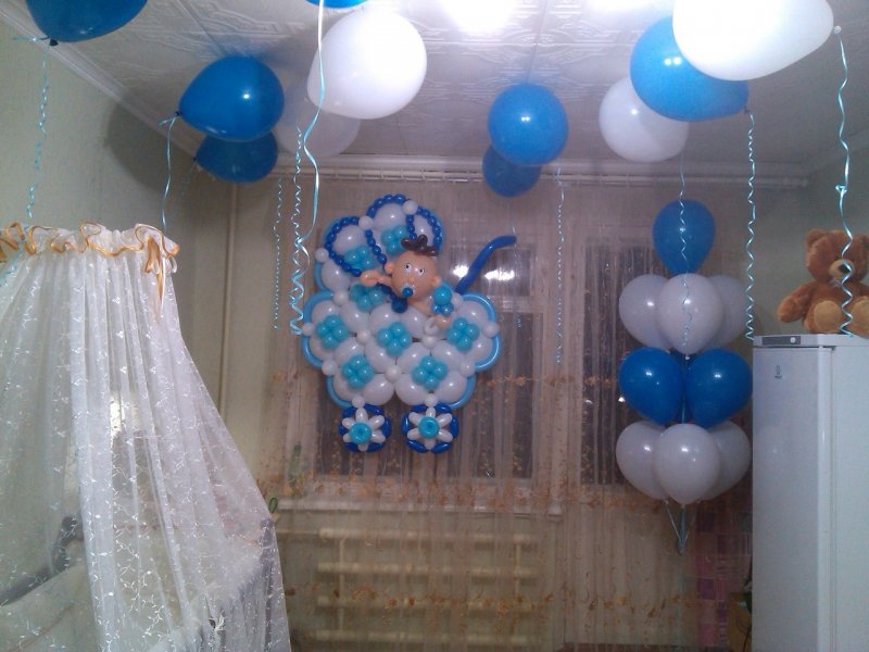 Выписка сына из роддома