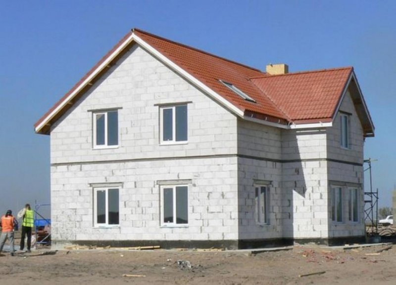 Дом с пеноблока