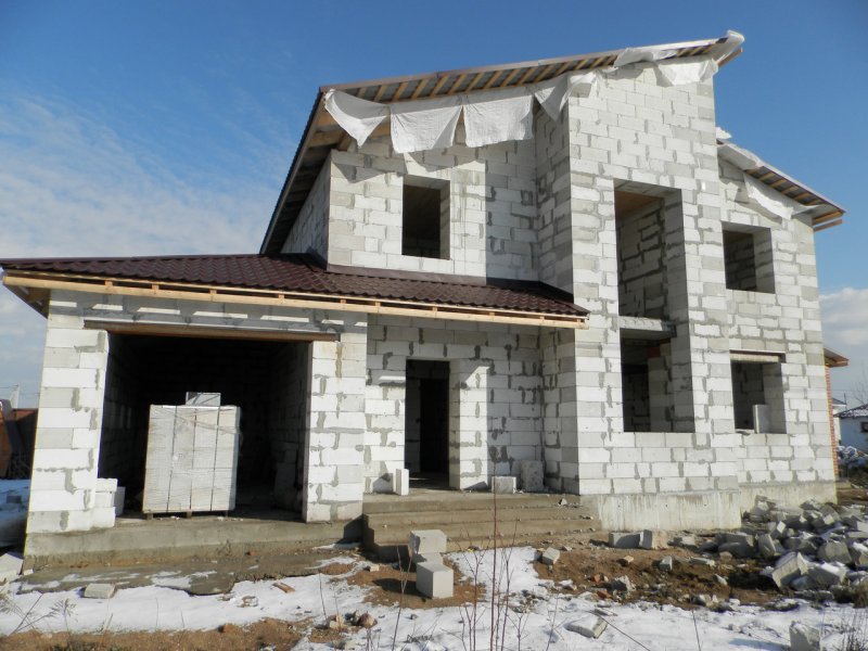 Здание из газосиликата