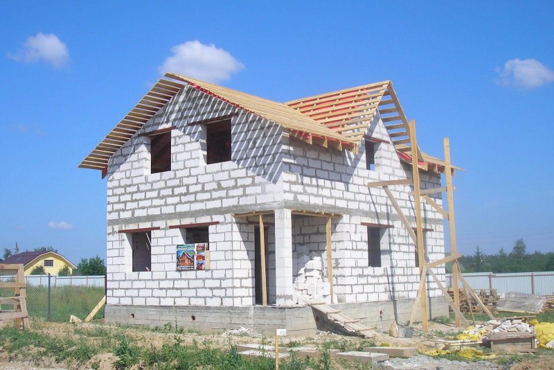 Дом из газобетона