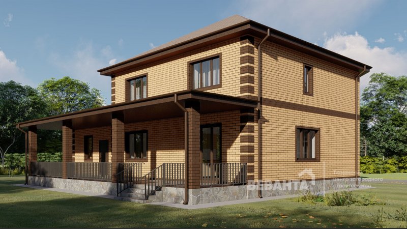Каркасный дом 8х10