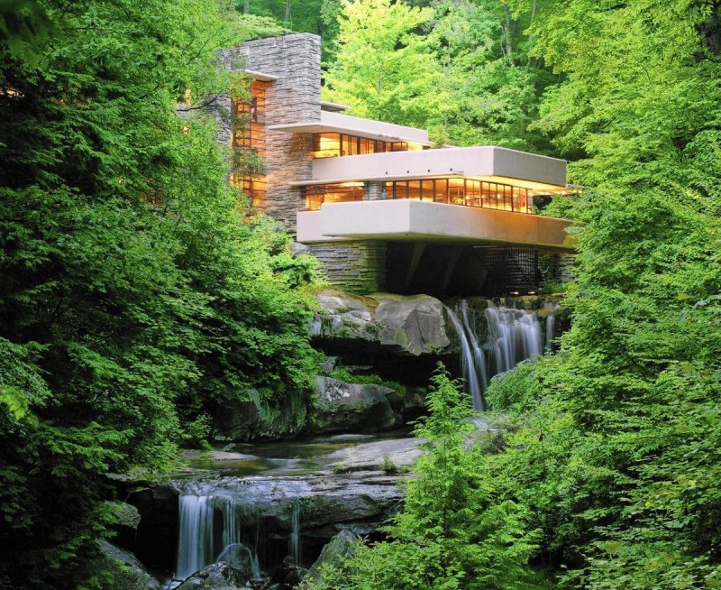 Fallingwater Фрэнк Ллойд Райт