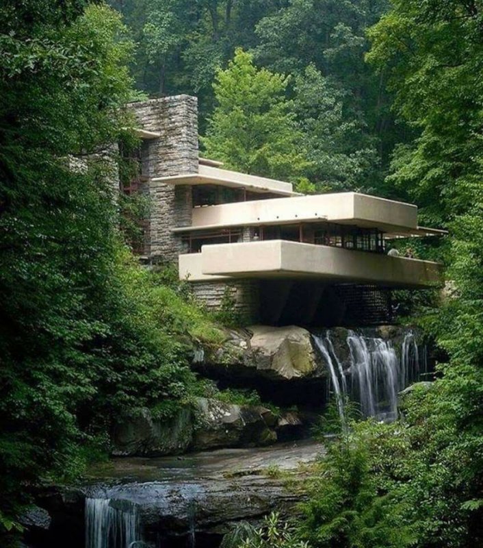 Fallingwater House by Frank Lloyd Wright