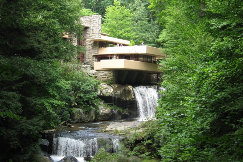 Fallingwater Фрэнк Ллойд Райт