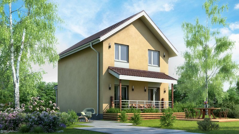 Двухэтажный кирпичный дом 150 кв м