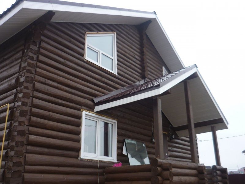 Карниз в деревянном доме