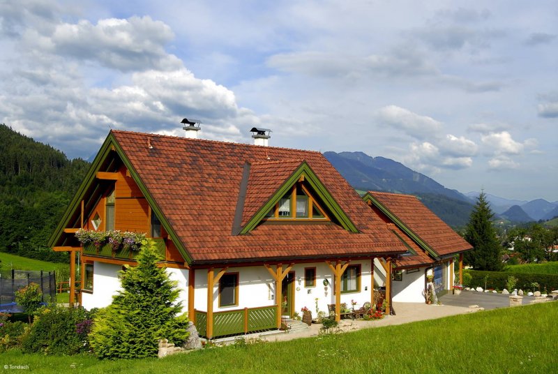 Красивые крыши домика 48м