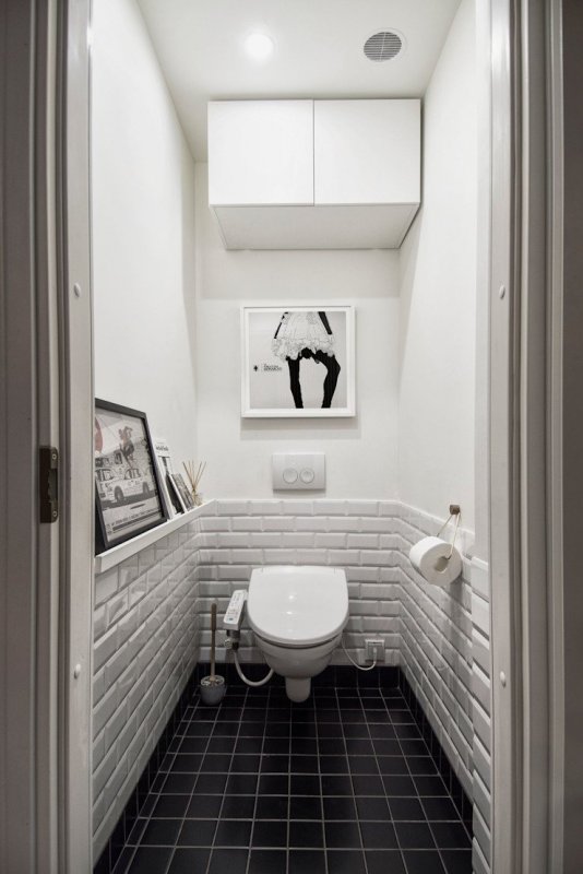 Porcelanosa в интерьерах небольших санузлов
