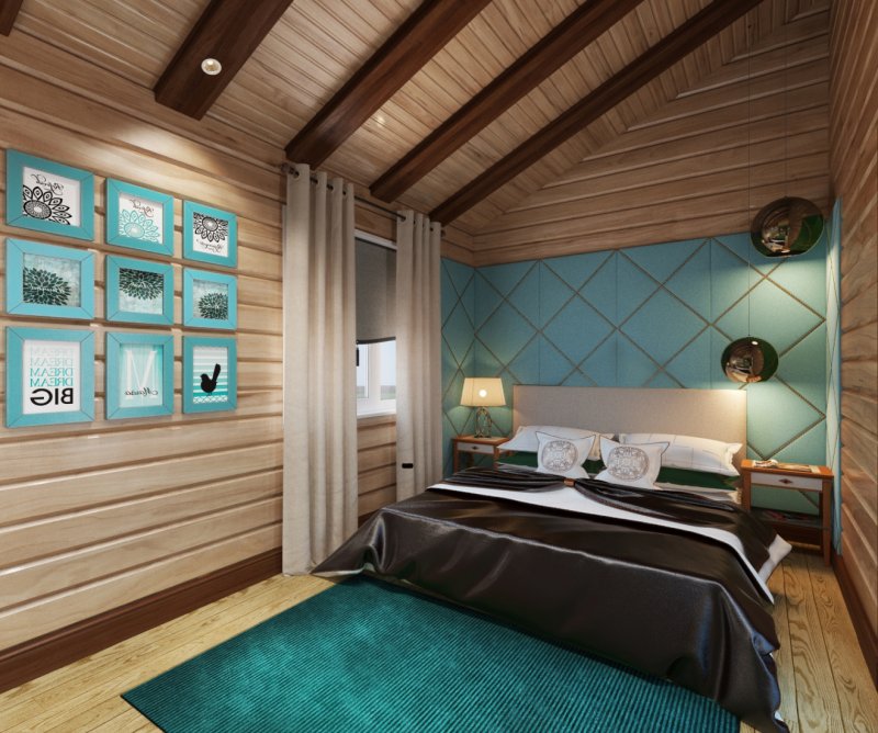 Tikkurila зеленый имитация бруса