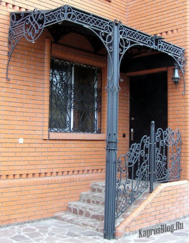 Кованые козырьки