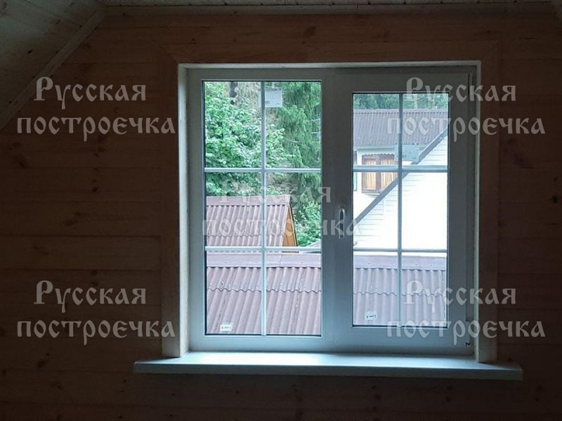 Крепление окон в бытовку своими