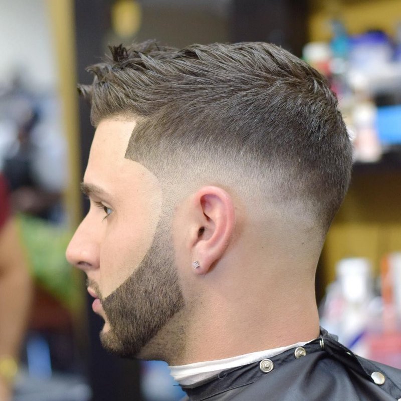 Стрижка Fade и Quiff